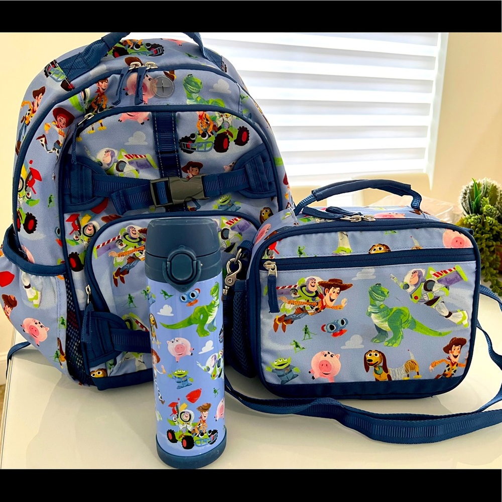 Bundle set pottery barn kids backpack